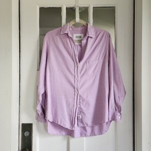 Grayson The Hero Lavender Cotton  Button-Up Shirt
